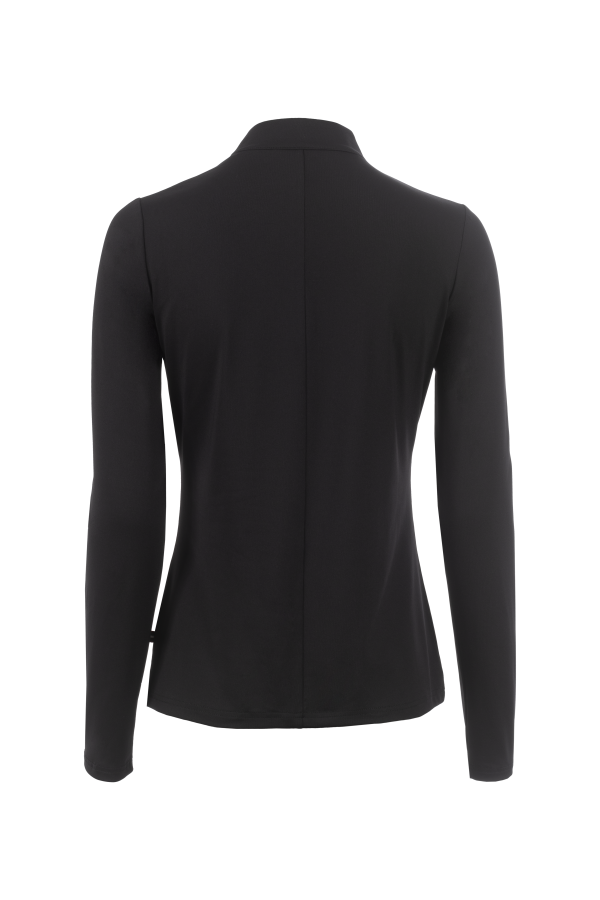 Langarmshirt Damen Lacey mit Half-Zip